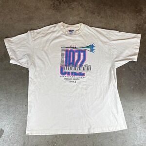 Vintage 90s Jazz Festival white tee Men's Size XL